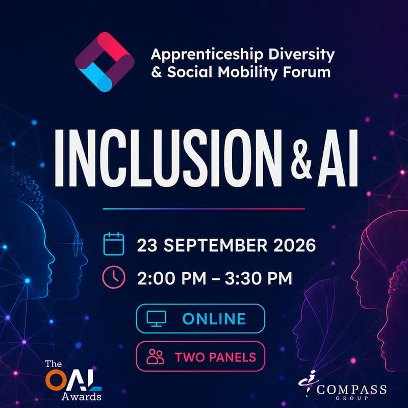 Cover Image for Inclusion & AI - Apprenticeship Diversity & Social Mobility Forum
