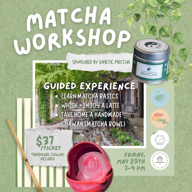 Cover Image for Matcha Workshop (chawan included!)