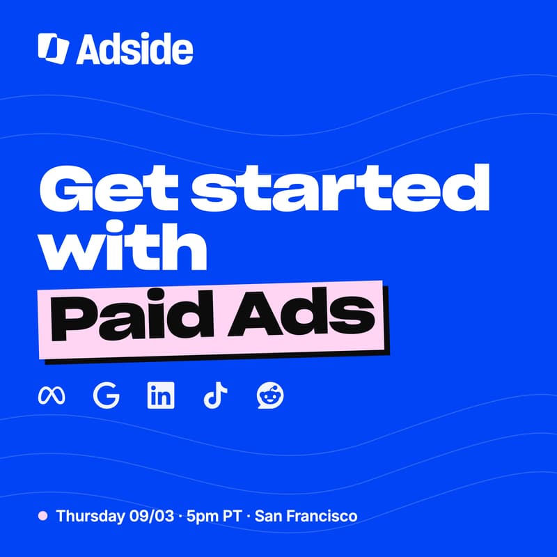Cover Image for Get Started with Paid Ads (Meta, Google, Linkedin...) : workshop for YC companies
