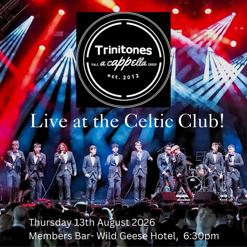 Cover Image for Trinitones - Live at the Celtic Club!