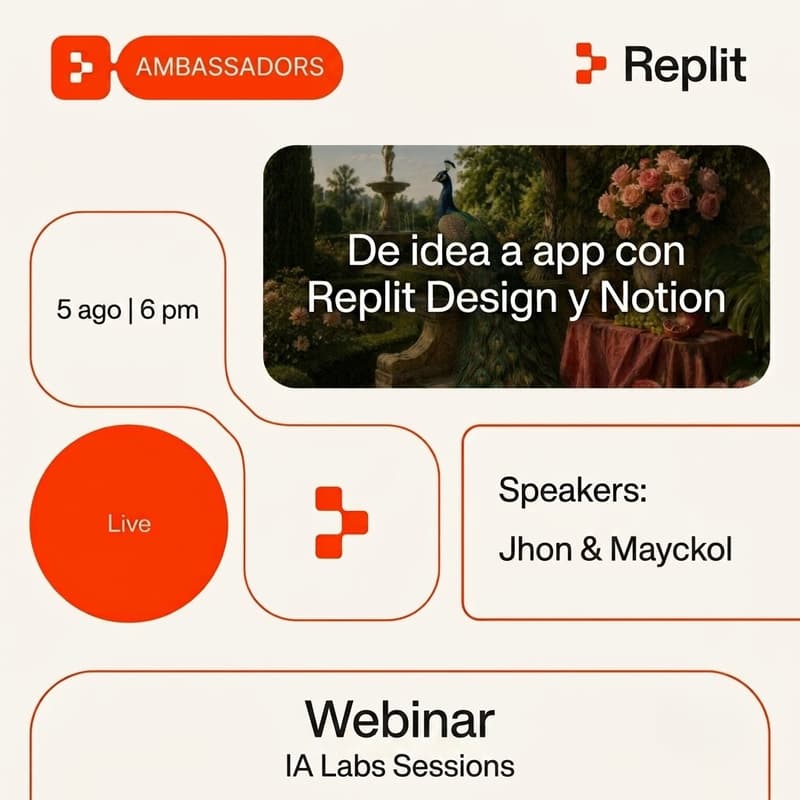 Cover Image for De idea a app con Replit Design y Notion