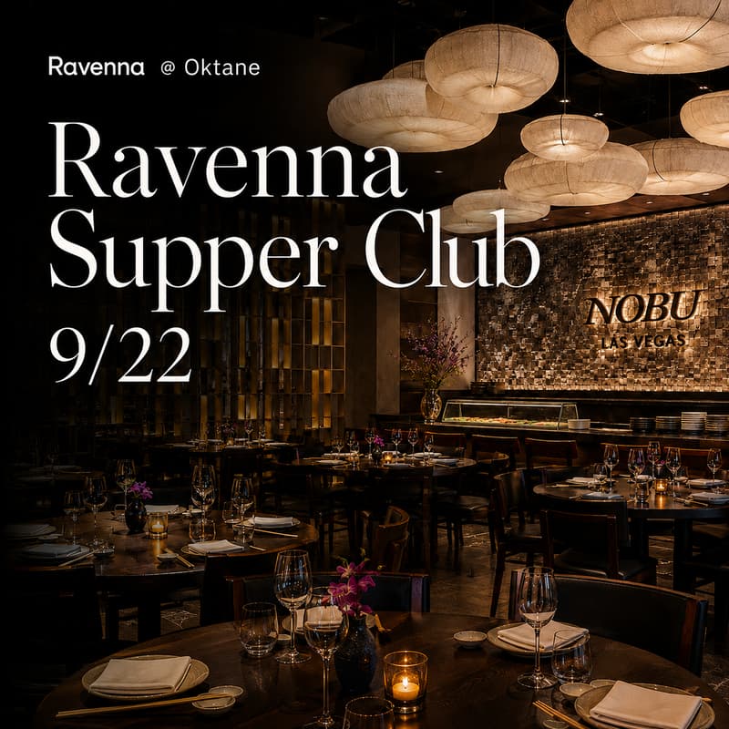 Cover Image for Ravenna Supper Club // Oktane 2026 Edition