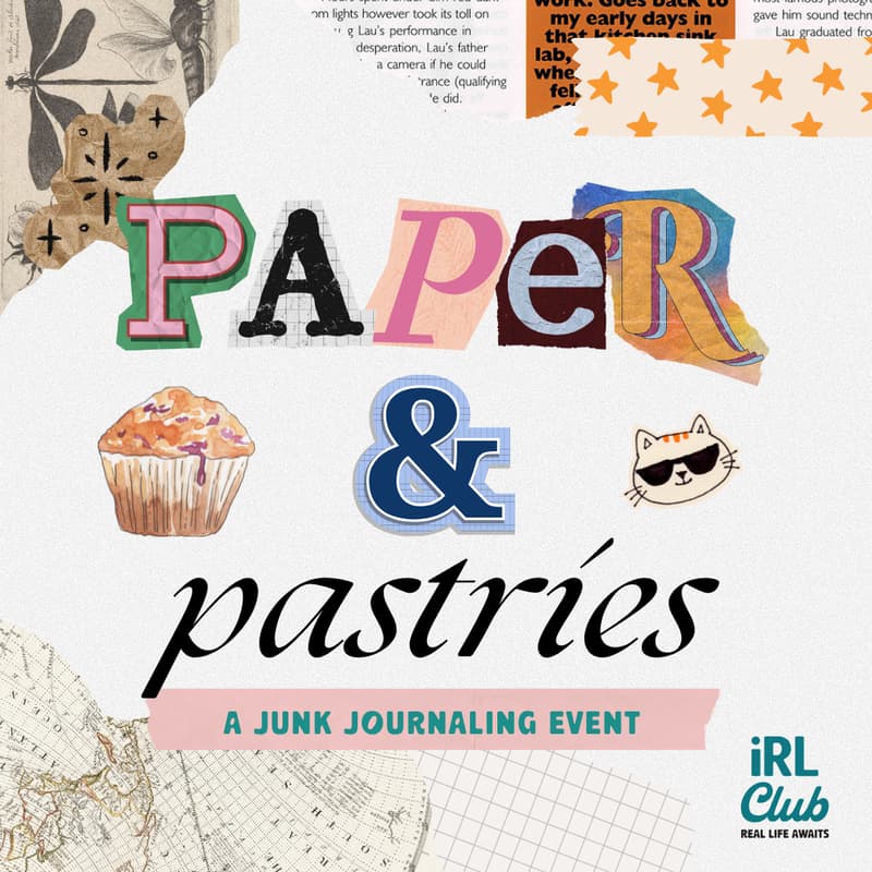 Cover Image for ✂️ Paper & Pastries: A Junk Journaling Social