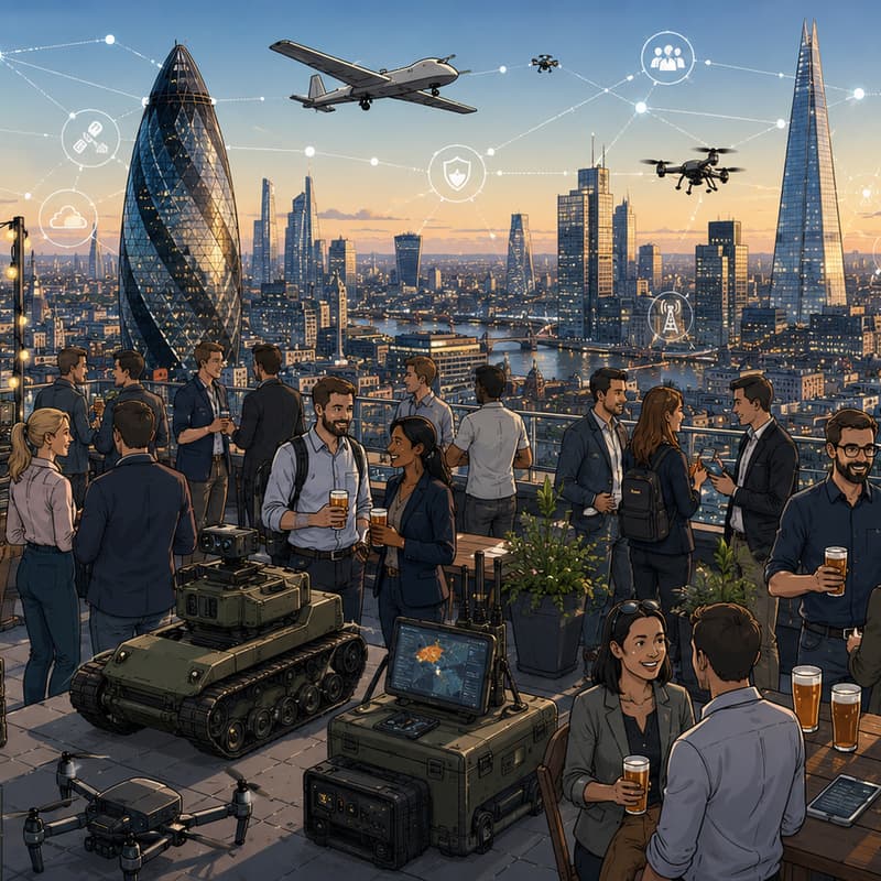 Cover Image for London Defence Tech Network - Rooftop Summer Social