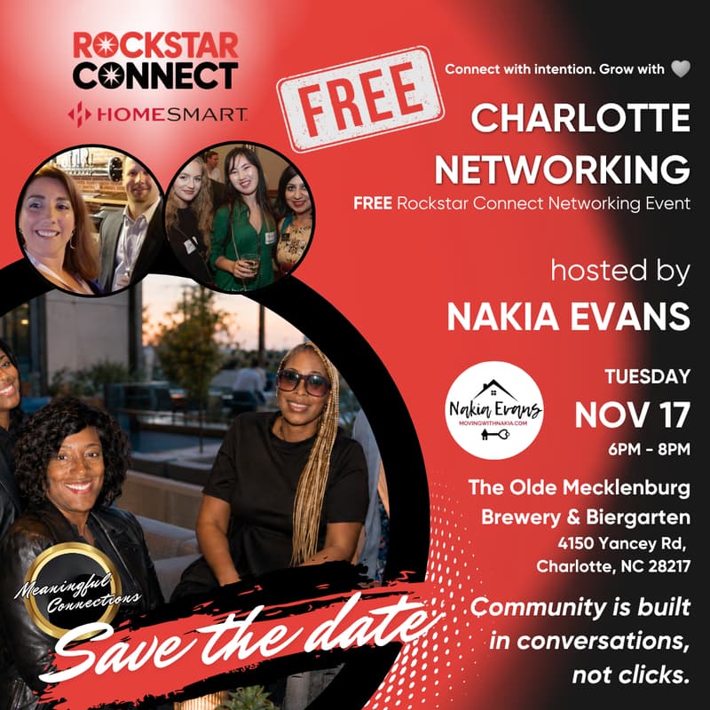 Cover Image for Free Charlotte Rockstar Connect Networking Event (November)