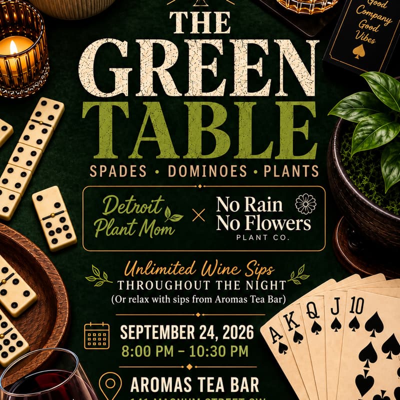 Cover Image for The Green Table: Spades•Dominoes•Plants