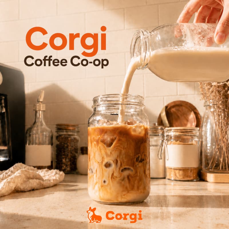 Cover Image for Corgi Coffee Co-op: DIY Coffee for Founders