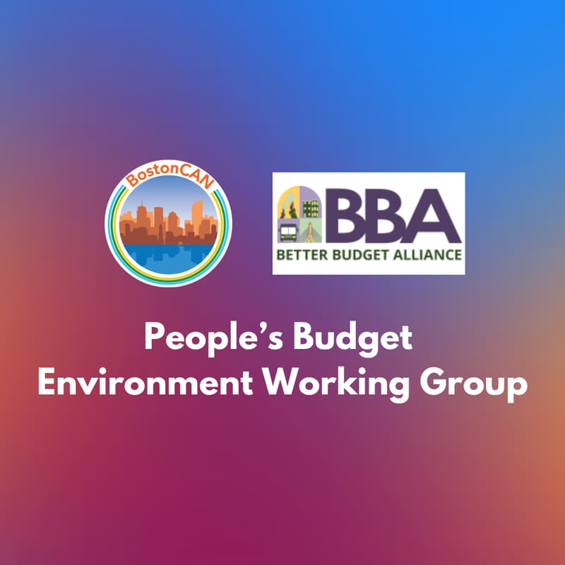 Cover Image for People's Budget: Environment Working Group