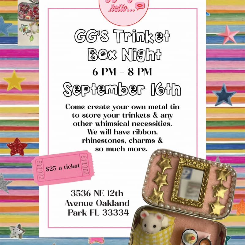 Cover Image for GG’s Trinket Box Night