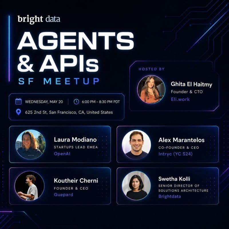 Cover Image for Agents & APIs: Chat & Meetup.