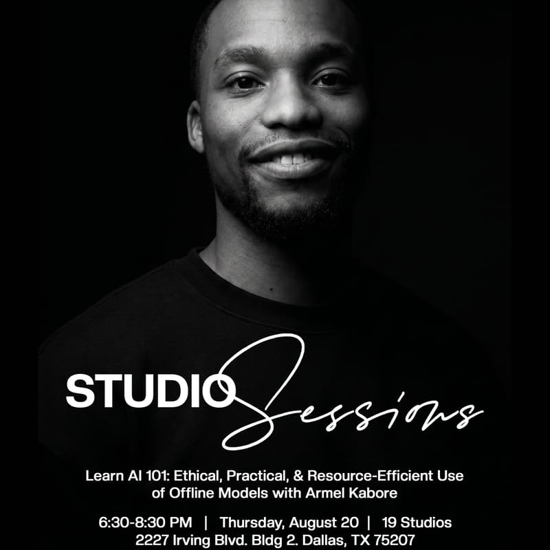 Cover Image for Studio Sessions: AI 101 for Creators: Start Using AI Without Getting Overwhelmed