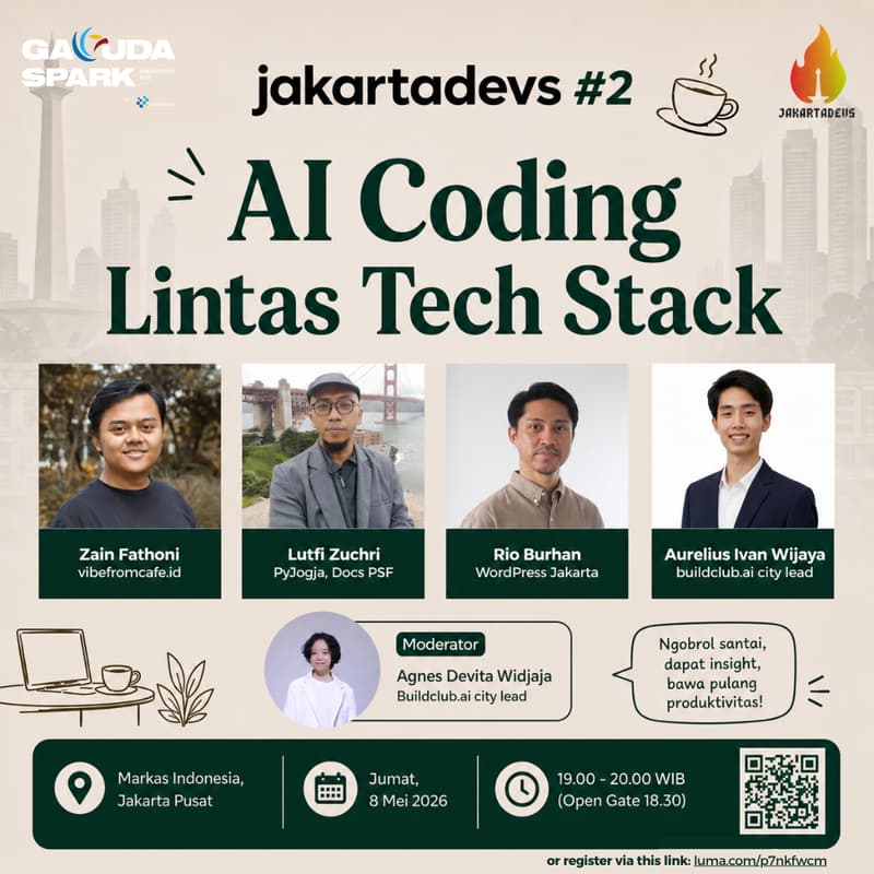 Cover Image for JakartaDevs #2: Markas Indonesia