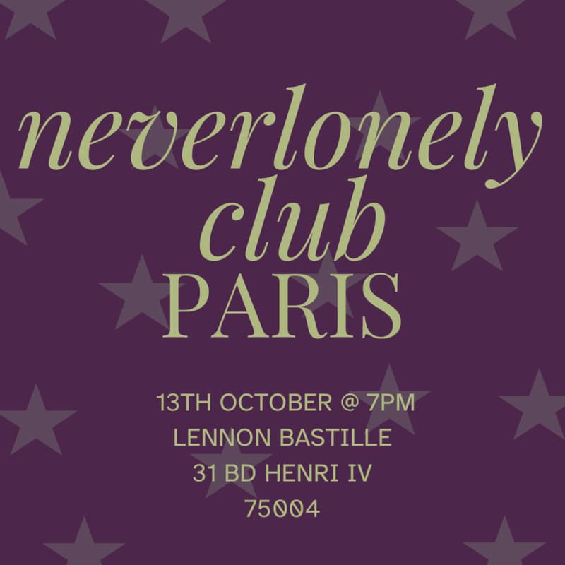 Cover Image for NEVER LONELY CLUB SOCIAL EVENT ⭐️