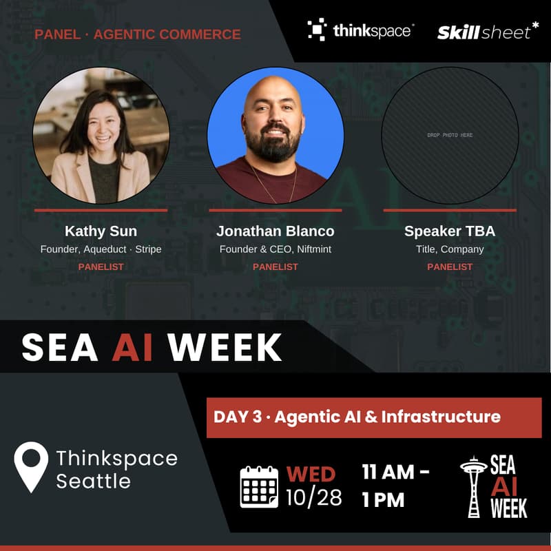 Cover Image for [ SEA AI Week ]- Agentic AI +Infrastructure Day Panel: Agentic Commerce