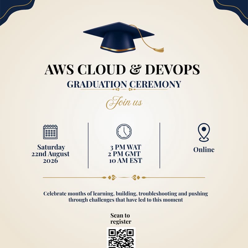 Cover Image for AWS Cloud & DevOps Graduation Ceremony
