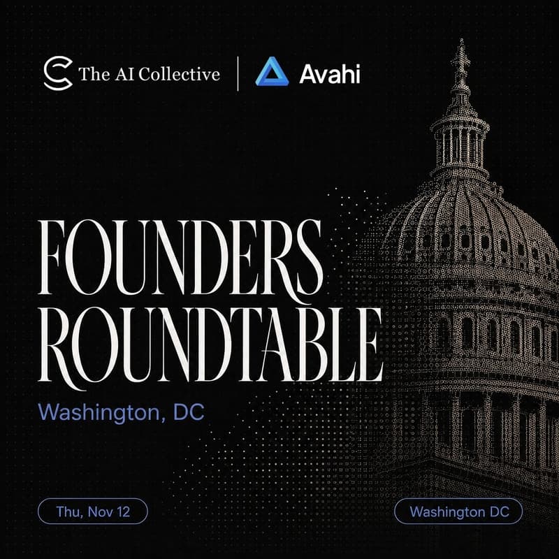 Cover Image for 🧠 AI Founders Roundtable with The AI Collective DC x Avahi