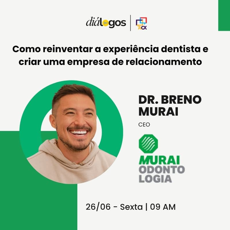 Cover Image for Diálogos | ACX Ep. #23 - Como reinventar a experiência dentista e criar uma empresa de relacionamento