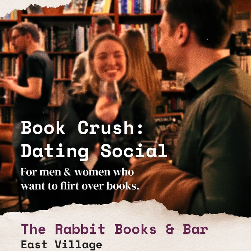 Cover Image for Book Crush: Singles Social at The Rabbit Books & Bar