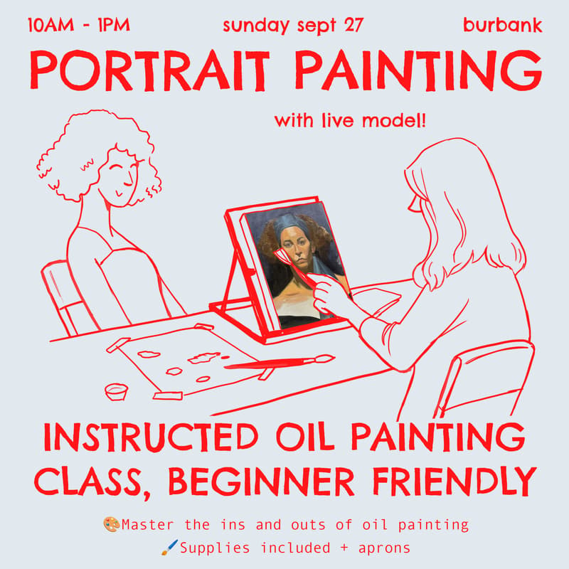 Cover Image for Oil Painting Class - Live Model (Portraits)