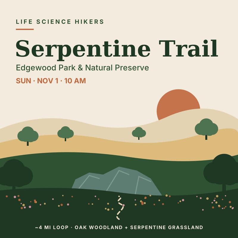 Cover Image for Bay Area Life Science Hikers- November Edition