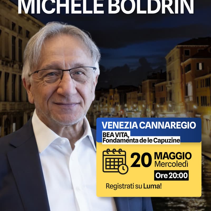 Cover Image for Apericena con Michele Boldrin - Cannaregio