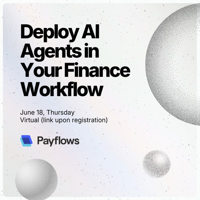 Cover Image for Deploy AI Agents in Your Finance Workflows
