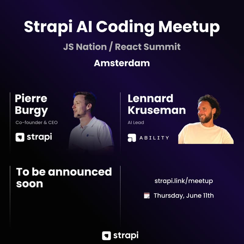 Cover Image for Strapi AI Coding Meetup