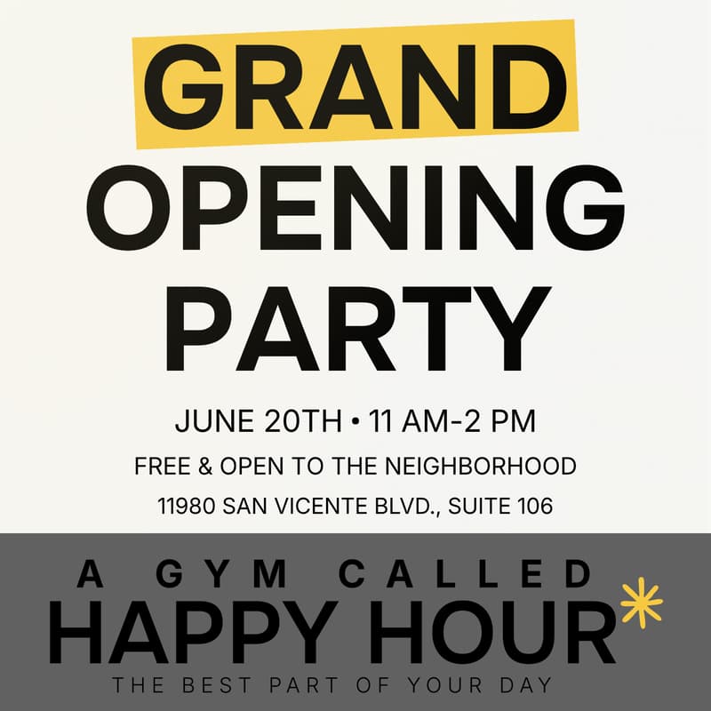 Cover Image for GRAND OPENING PARTY
