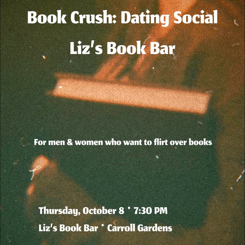 Cover Image for Book Crush: Singles Social at Liz's Book Bar