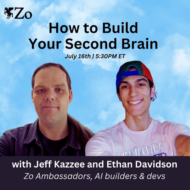 Cover Image for Build Your Second Brain on Zo!