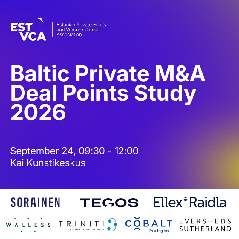 Cover Image for Baltic Private M&A Deal Points Study 2026 uuringu esitlus