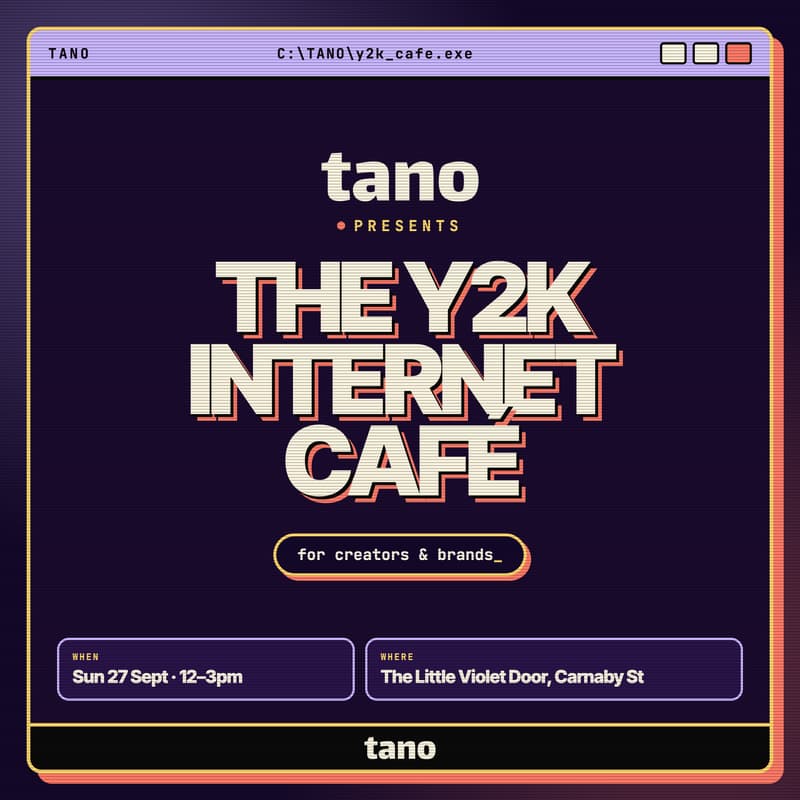 Cover Image for Tano Presents: Y2K internet cafe