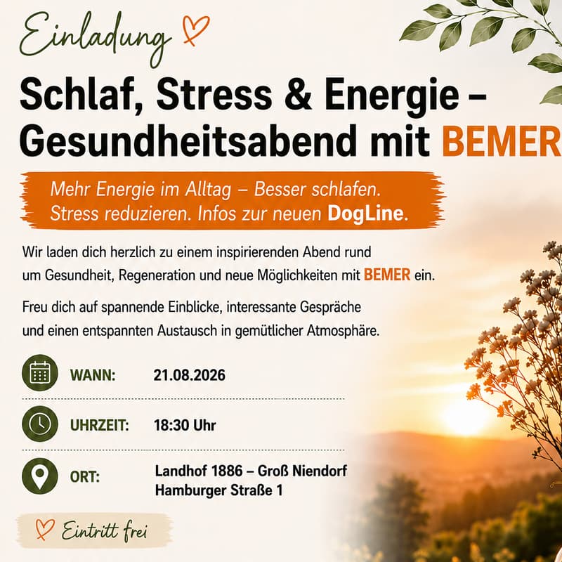 Cover Image for BEMER-Gesundheitsabend inkl. DogLine