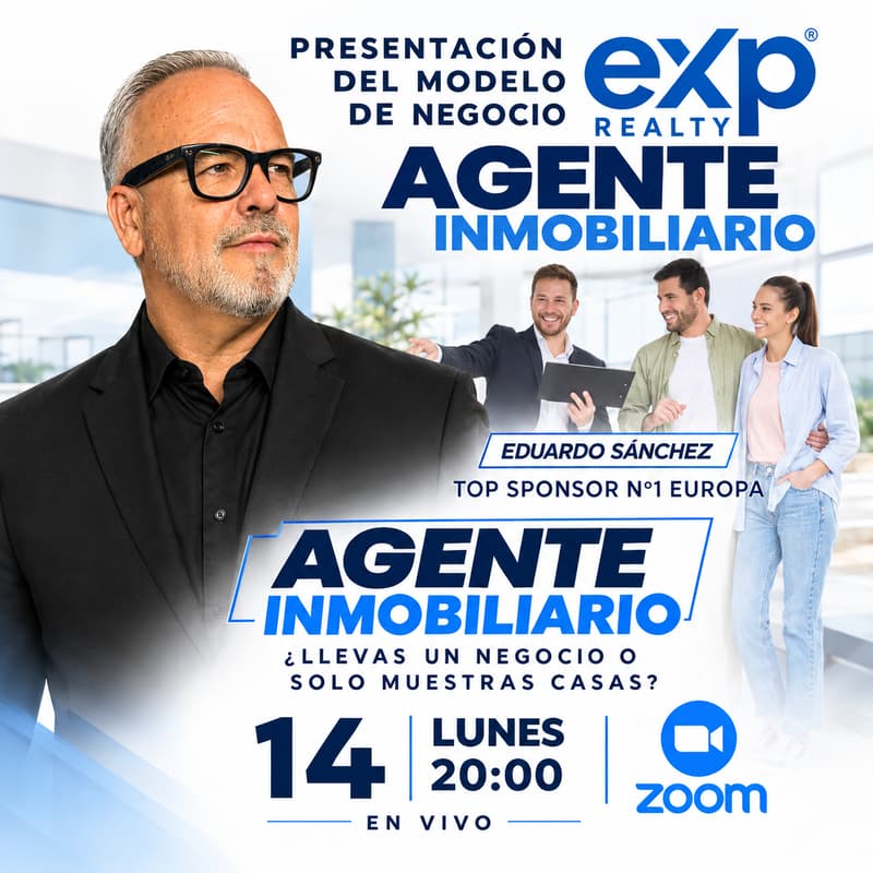 Cover Image for 🏡 ¿ERES AGENTE INMOBILIARIO Y SIENTES QUE PUEDES LLEVAR TU NEGOCIO MUCHO MÁS LEJOS?