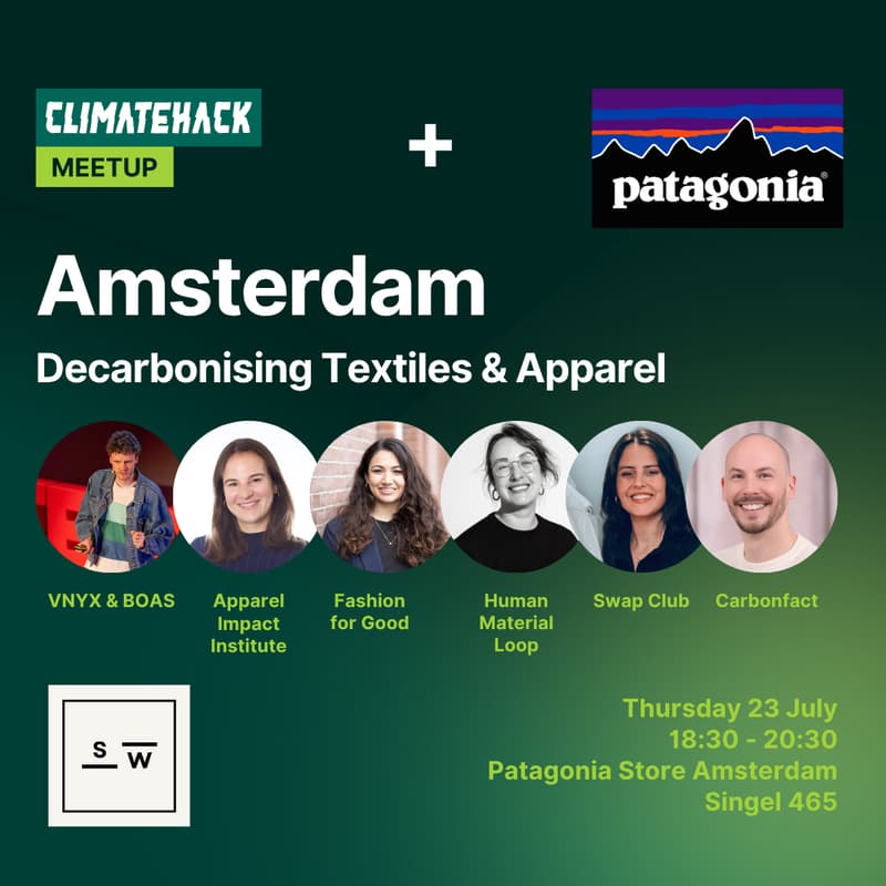 Cover Image for ClimateHack Amsterdam: Decarbonising Textiles & Apparel ๐