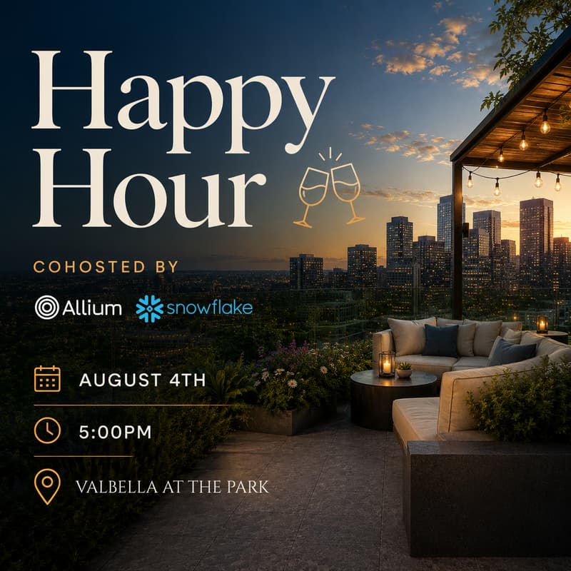 Cover Image for Sunset Sips: Allium ร Snowflake