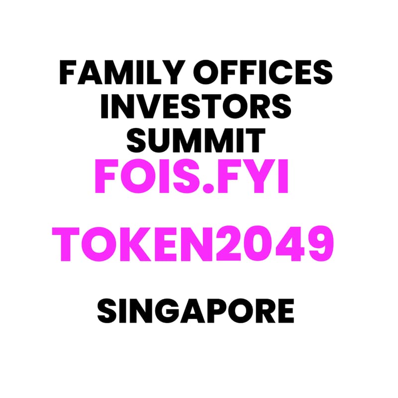 Cover Image for 🇸🇬Family Offices Investors Summit 🥂🕯Michelin‑Dinners 📍Singapore 📍Oct 6-8 #Token2049🇸🇬