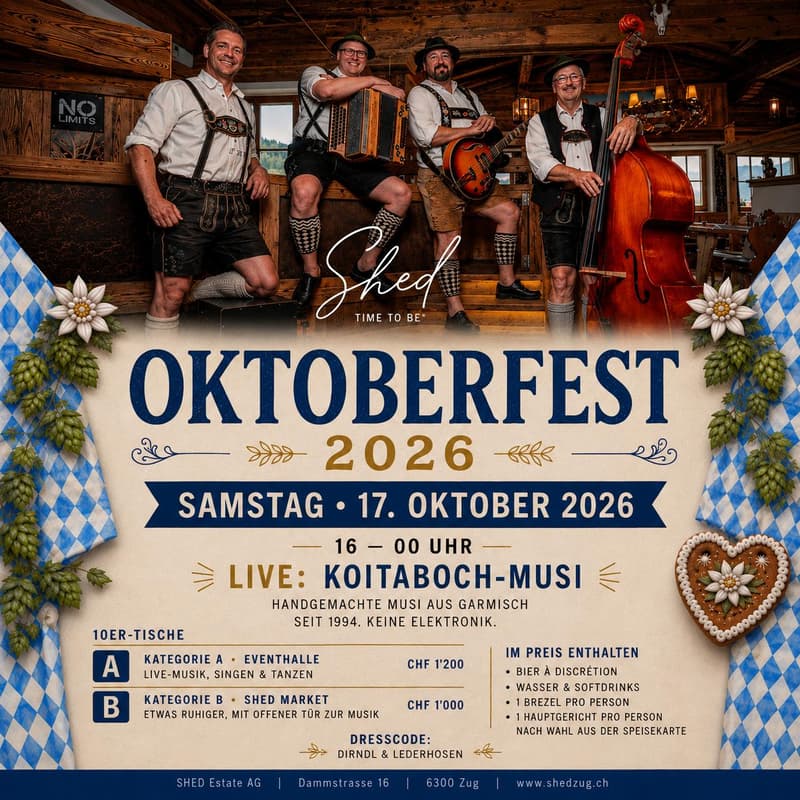Cover Image for SHED Oktoberfest 2026
