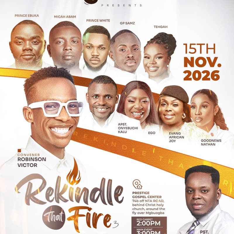 Cover Image for REKINDLE THAT FIRE_3 with ROBINSON VICTOR