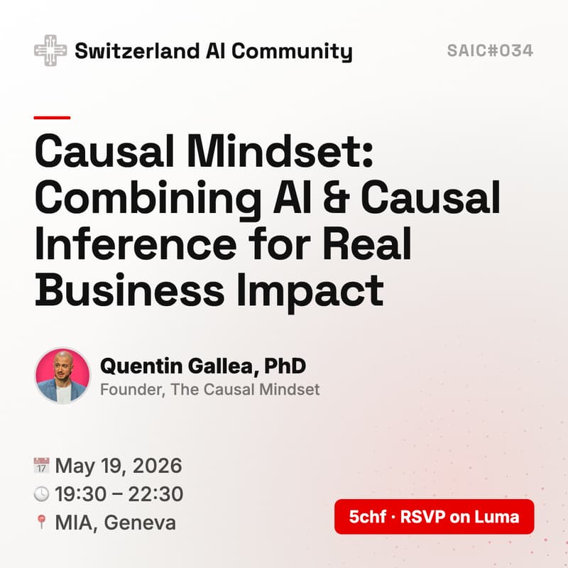 Cover Image for SAIC #034 - Causal Mindset: Combining AI & Causal Inference for Real Business Impact