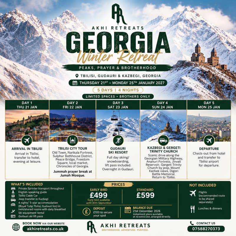 Cover Image for Georgia Winter Retreat π¬πͺβοΈ