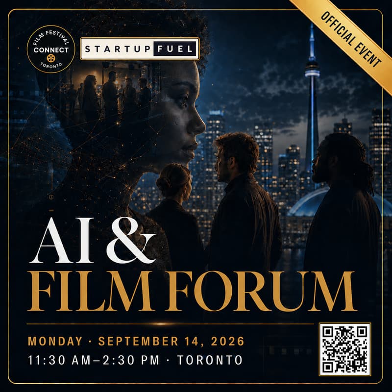 Cover Image for AI & Film Forum - Presented by Film Festival Connect & Startup Fuel