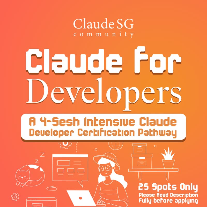Cover Image for Claude for Developers 4-Session Course (Sign Up)