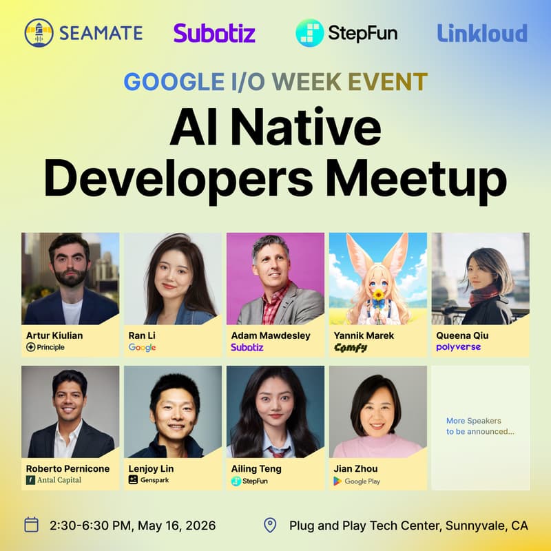 Cover Image for AI Native Developers Meetup | Google I/O Week