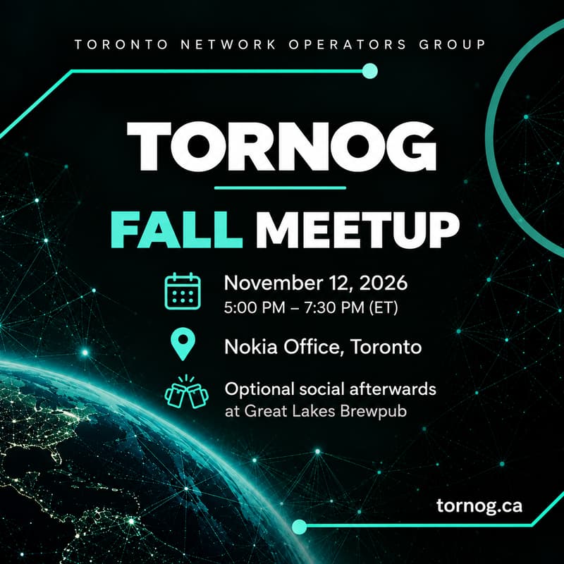 Cover Image for TORNOG Fall Meetup