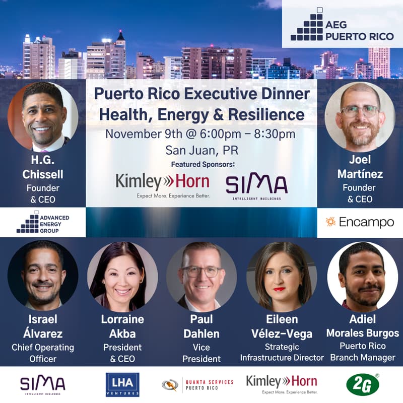 Cover Image for AEG Puerto Rico Executive Dinner: Health, Energy & Resilience
