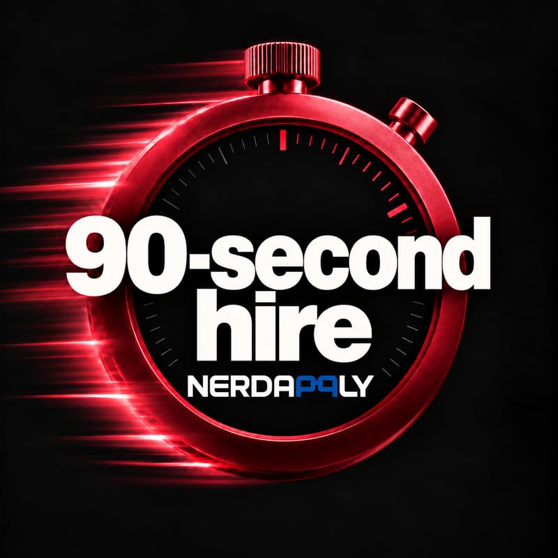 Cover Image for 90-Second Hire: Momentum Recruiting x Nerd Apply