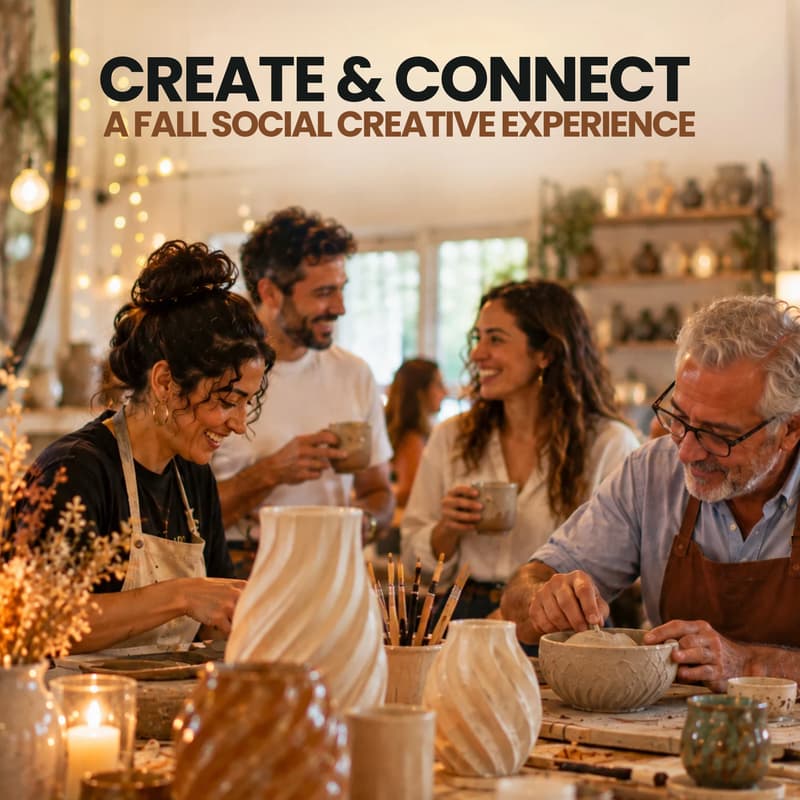 Cover Image for CREATE & CONNECT: A Fall Social Creative Experience