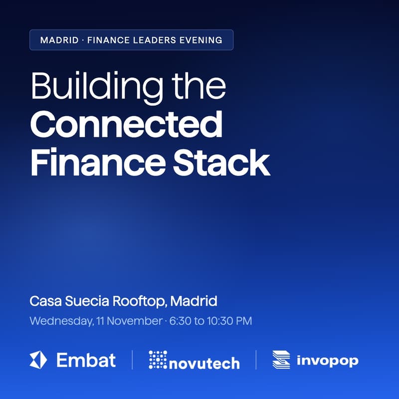 Cover Image for Building the Connected Finance Stack: An Evening with Madrid's Finance Leaders
