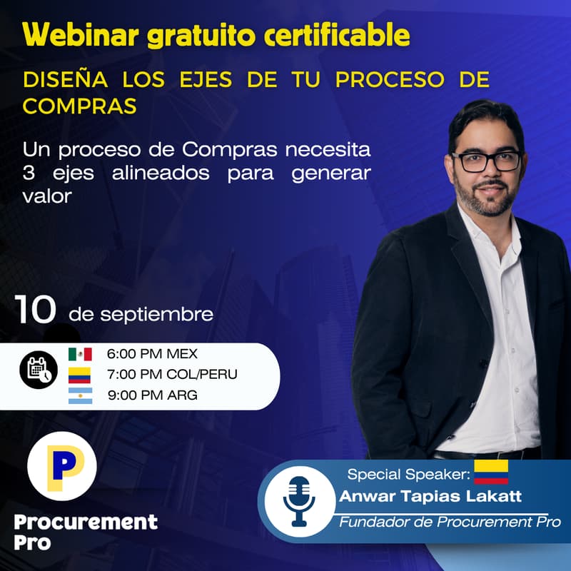Cover Image for Diseña los ejes de tu proceso de Compras